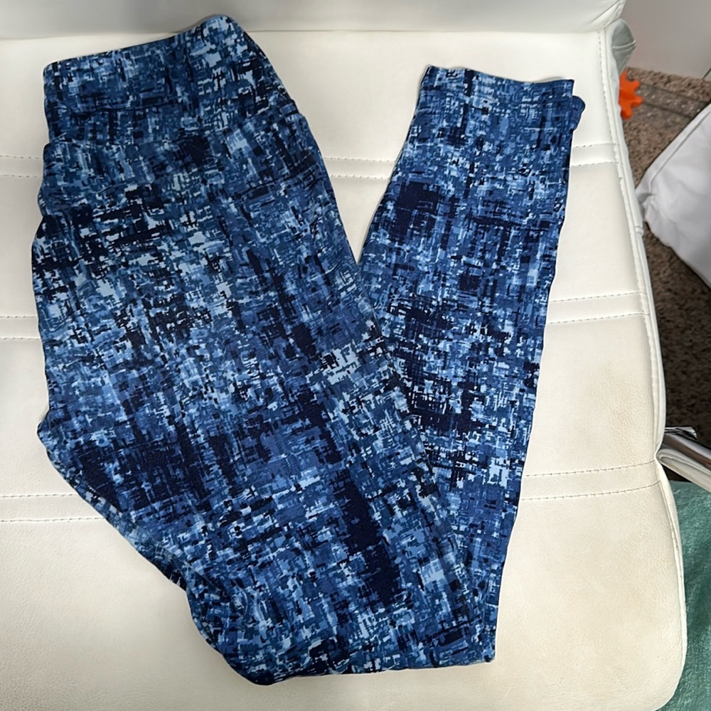 LuLaRoe leggings blue